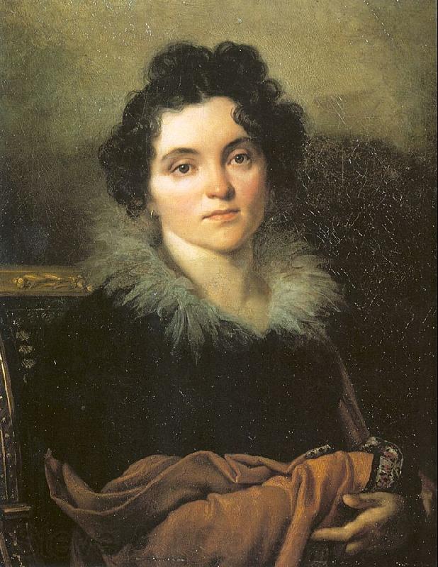 Kiprensky, Orest Portrait of Darya Khvostova